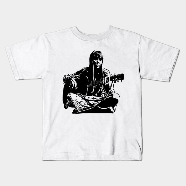 Joni Mitchell Kids T-Shirt by JoannaPearson